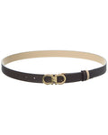 Ferragamo Gancini Reversible & Adjustable Leather Belt
