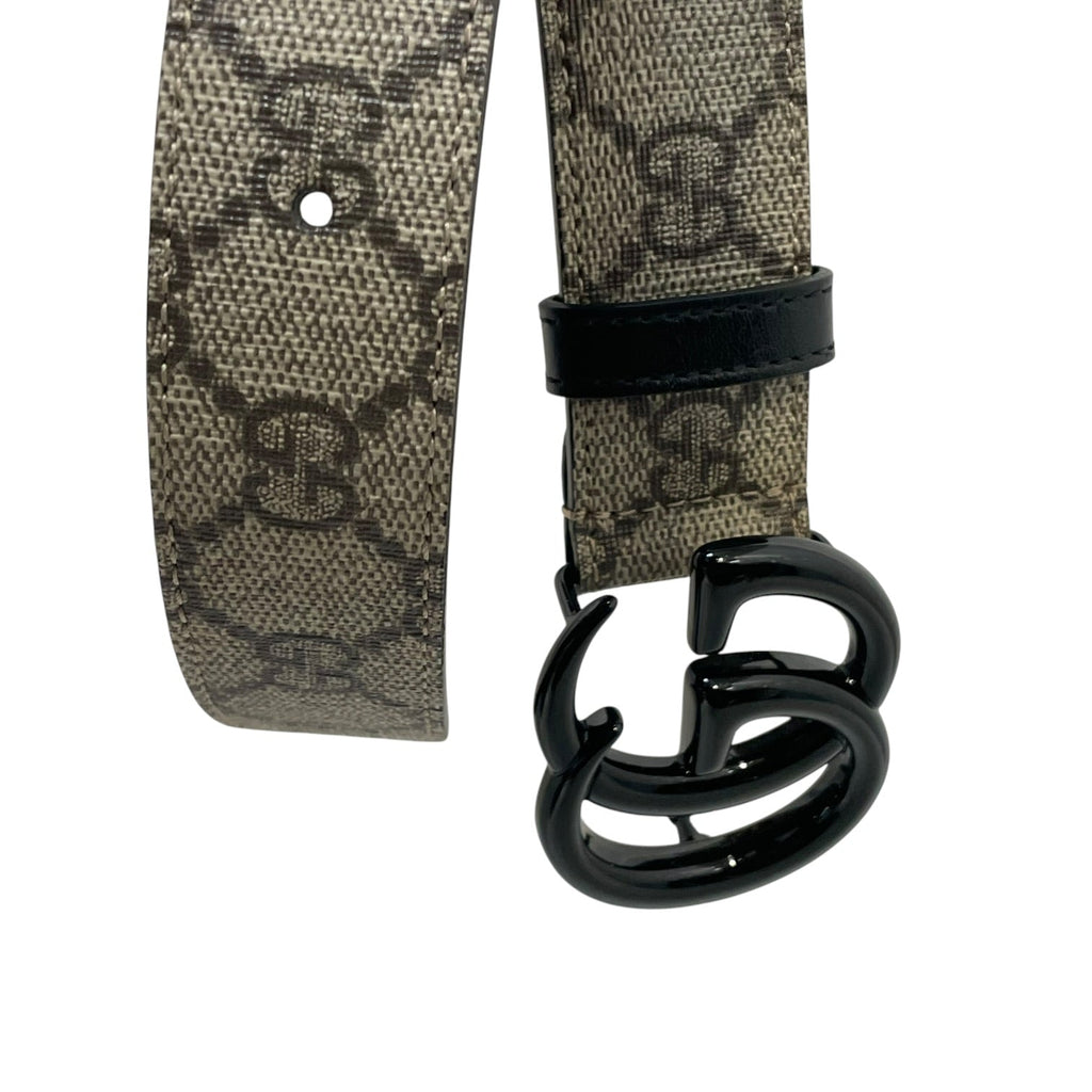 GUCCI/Belt/Monogram/Leather/BEG/M's/gg logo belt