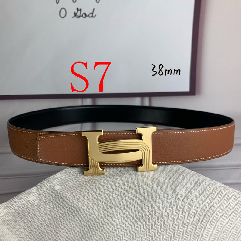 HBL5 Real leather 3.8CM 95-125CM Belt with all packing |Hermès belt